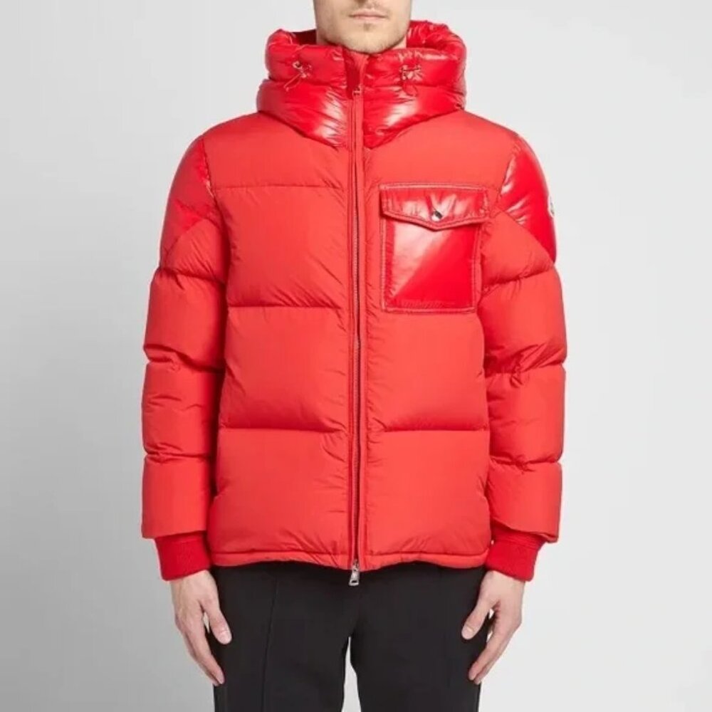 Moncler Red Down Eloy Jacket - Picture 1 of 13